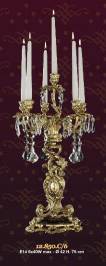 Светильник  настольный (Настольная лампа) Arredoluce Light, gold and crystal, 12.850C-6