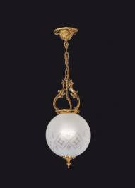 Светильник  потолочный подвесной Arredoluce Light, gold and crystal, 12.755-2