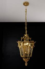 Светильник  потолочный подвесной Arredoluce Light, gold and crystal, 12.219-4