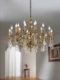 Светильник  потолочный подвесной Arredoluce Light, gold and crystal, 741-24