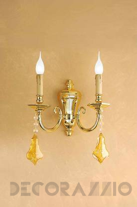 Светильник настенный накладной Arredoluce Light, gold and crystal - 741-A2