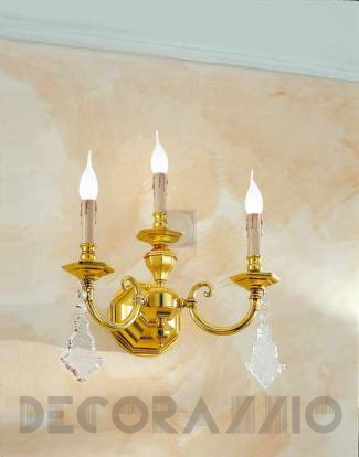 Светильник  настенный накладной Arredoluce Light, gold and crystal - 741-A3