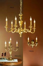 Светильник  потолочный подвесной Arredoluce Light, gold and crystal, 745-6