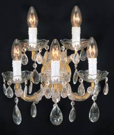 Светильник  настенный накладной Arlati Maria Theresa Wall-Lamps, 1556-5CC GP