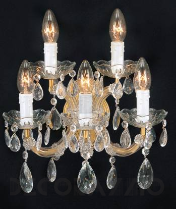 Светильник настенный накладной Arlati Maria Theresa Wall-Lamps - 1556-5CC GP