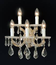 Светильник  настенный накладной Arlati Maria Theresa Wall-Lamps, 3021-5CC GP