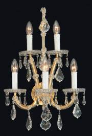 Светильник  настенный накладной Arlati Maria Theresa Wall-Lamps, 3106-5CC GP