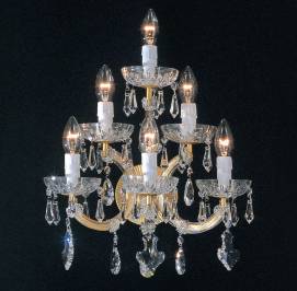 Светильник  настенный накладной Arlati Maria Theresa Wall-Lamps, 3291-6CC GP