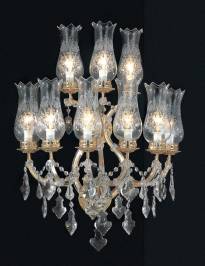 Светильник  настенный накладной Arlati Maria Theresa Wall-Lamps, 3298-9CC GP