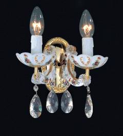 Светильник  настенный накладной Arlati Maria Theresa Wall-Lamps, 3323-2CC GP