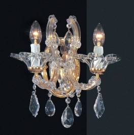 Светильник  настенный накладной Arlati Maria Theresa Wall-Lamps, 3365-2CC GP