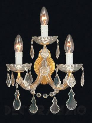 Светильник настенный накладной Arlati Maria Theresa Wall-Lamps - 2814-3CC GP