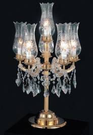 Светильник  настольный (Настольная лампа) Arlati Maria Theresa Table and Floor Lamps, 3297-5+1CC GP