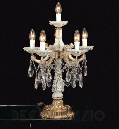 Светильник настольный (Настольная лампа) Arlati Maria Teresa Table-Lamps with Porcelain - 1629-5+1CC GP
