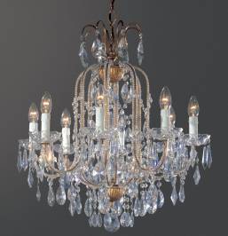 Светильник  потолочный подвесной Arlati Beaded Chandeliers, 3336-8CC GP
