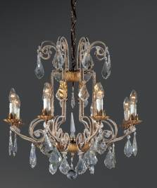 Светильник  потолочный подвесной Arlati Beaded Chandeliers, 3337-8CC GP