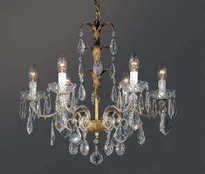 Светильник  потолочный подвесной Arlati Beaded Chandeliers, 3350-6CC GP