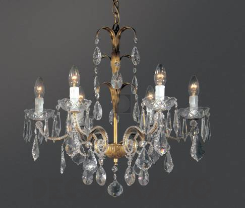Светильник потолочный подвесной Arlati Beaded Chandeliers - 3350-6CC GP