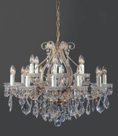 Светильник  потолочный подвесной Arlati Beaded Chandeliers, 3351-18CC GP