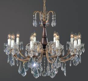 Светильник  потолочный подвесной Arlati Beaded Chandeliers, 3352-10CC GP