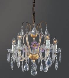 Светильник  потолочный подвесной Arlati Beaded Chandeliers, 3363-5CC GP