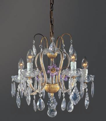 Светильник потолочный подвесной Arlati Beaded Chandeliers - 3363-5CC GP