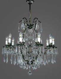 Светильник  потолочный подвесной Arlati Iron Chandeliers, 3035-10CC GP