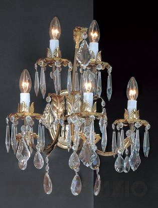 Светильник настенный накладной Arlati Iron Wall-Lamps - 3301-5CC GP