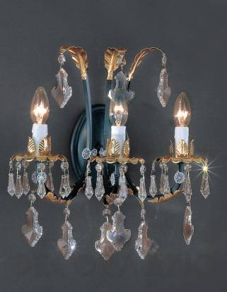 Светильник настенный накладной Arlati Iron Wall-Lamps - 3330-3CC GP