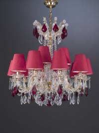 Светильник  потолочный подвесной Arlati Chandelier, 3386-10+5CC GP
