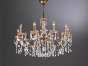 Светильник  потолочный подвесной Arlati Chandelier, 3391-10CC GP