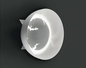 Светильник  настенный накладной (Бра) Disegno Luce BUZZ W+C+F Ø 72 WHITE, BUZZ W+C+F Ø 72 WHITE