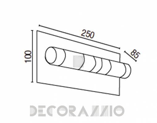 Светильник настенный накладной (Бра) Faro 62976 - 62976