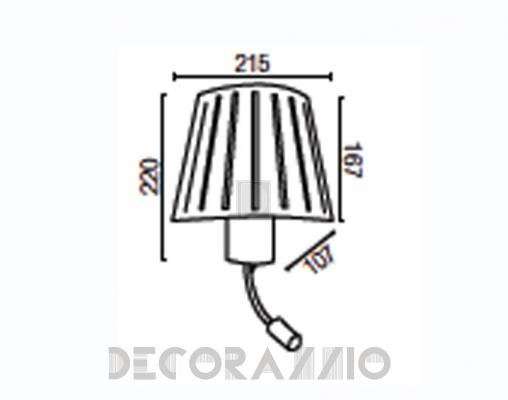 Светильник настенный накладной (Бра) Faro 29963 - 29963