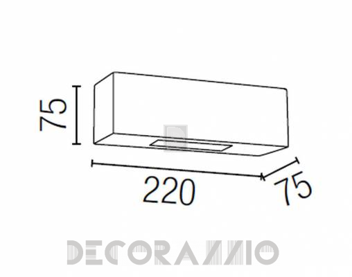 Светильник настенный накладной (Бра) Faro 63174 - 63174