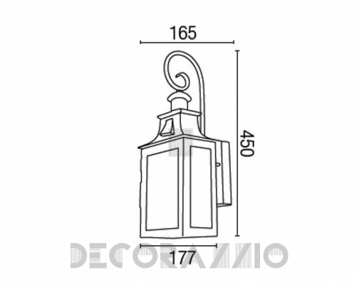 Светильник настенный накладной (Бра) Faro 65007 - 65007