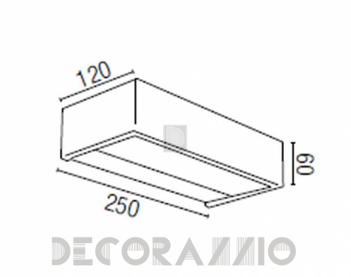 Светильник настенный накладной (Бра) Faro 63186 - 63186