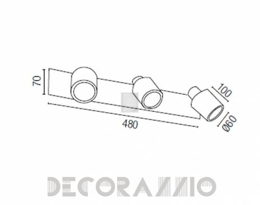 Светильник потолочный накладной Faro 40849 - 40849