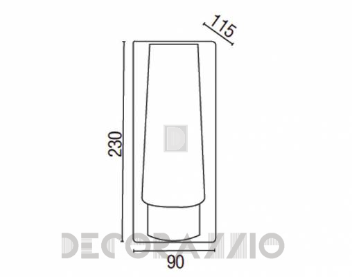 Светильник настенный накладной (Бра) Faro 63322 - 63322