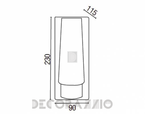 Светильник настенный накладной (Бра) Faro 63322 - 63322