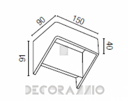 Светильник настенный накладной (Бра) Faro 63210 - 63210