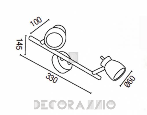 Светильник потолочный накладной Faro 40885 - 40885