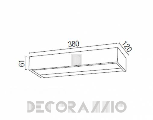Светильник настенный накладной (Бра) Faro 63202 - 63202