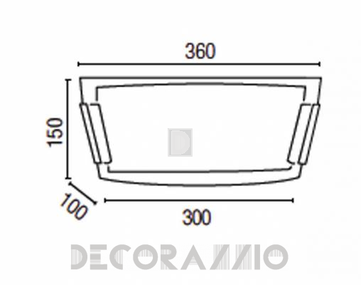 Светильник настенный накладной (Бра) Faro 66183 - 66183