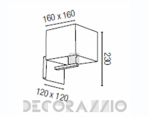 Светильник  настенный накладной (Бра) Faro 68532 - 68532