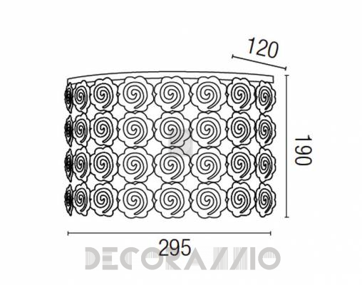 Светильник настенный накладной (Бра) Faro 29784 - 29784