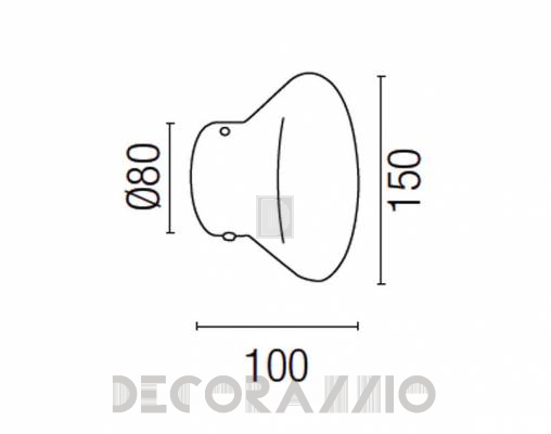 Светильник настенный накладной (Бра) Faro 63144 - 63144