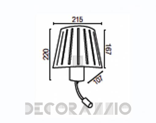 Светильник настенный накладной (Бра) Faro 29962 - 29962