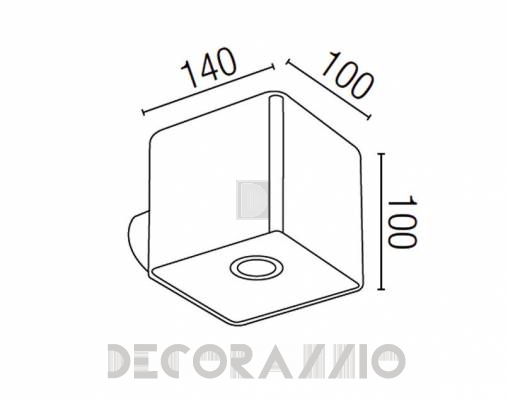 Светильник настенный накладной Faro 70654 - 70654