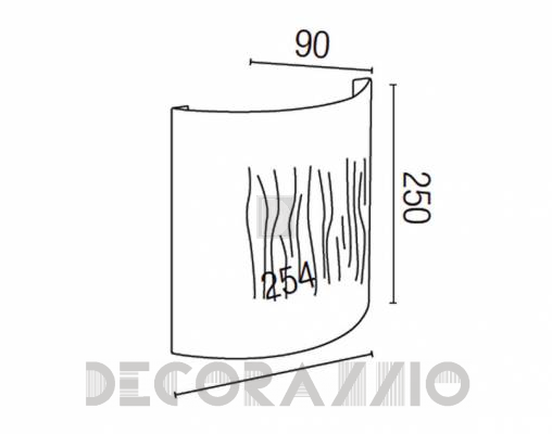 Светильник настенный накладной (Бра) Faro 63166 - 63166